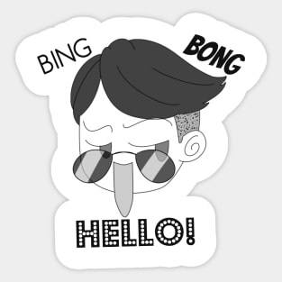 ComicCast "Bing Bong Hello" Sticker